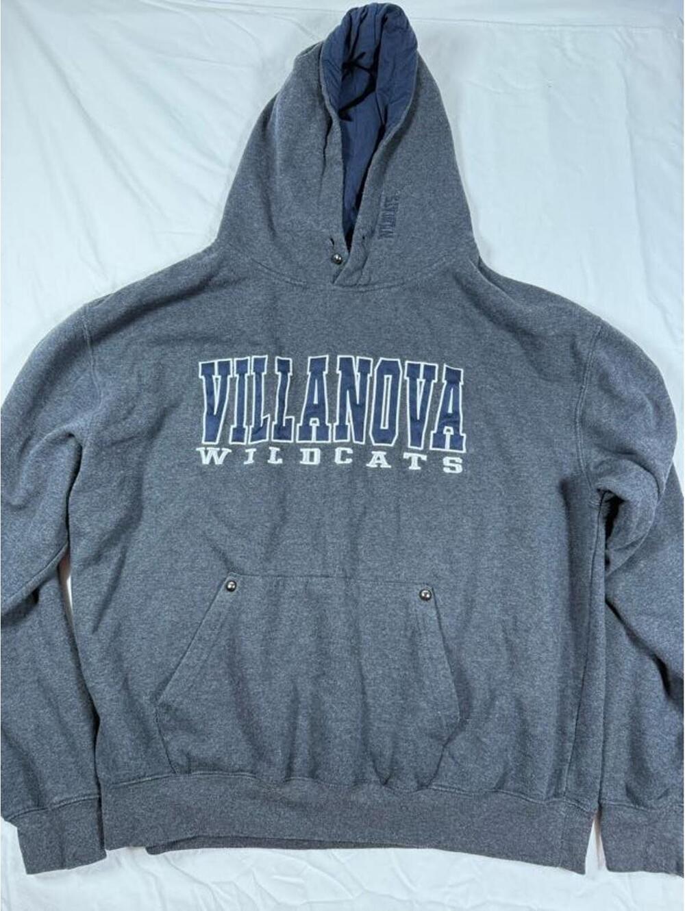 Stadium Athletics Villanova Gray Hoodie Sweatshirt XXL